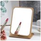 Medinis kosmetinis veidrodis 22x14cm цена и информация | Kosmetinės, veidrodėliai | pigu.lt