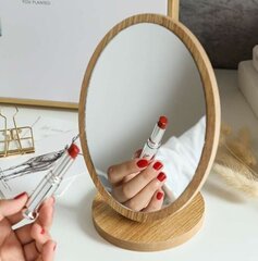 Круглое косметическое зеркало цена и информация | Косметички, косметические зеркала | pigu.lt
