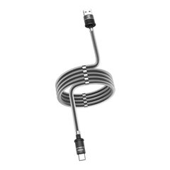 iKaku KSC-350 Type-C провод для заряда и передачи данных с магнитами 1m White цена и информация | Кабели для телефонов | pigu.lt