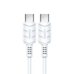 iKaku KSC-716 Type-C на Type-C PD60W провод для быстрой зарядки и передачи данных 2m White цена и информация | Кабели для телефонов | pigu.lt