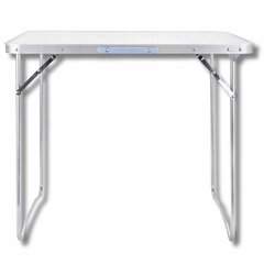 Sulankstomas lauko stalas Fluxar S235, baltas kaina ir informacija | Lauko stalai, staliukai | pigu.lt