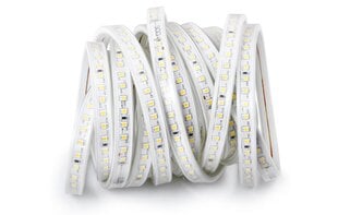 Светодиодная лента 230V | 2835 | 120LED | 1m | IP68 | 8W | Теплый белый (3000K) цена и информация | Светодиодные ленты | pigu.lt