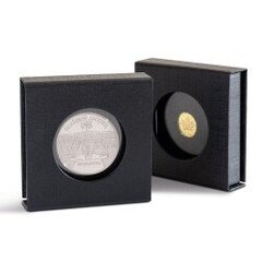 Dėžutė monetos kapsulei, juoda, 1 vnt. kaina ir informacija | Numizmatika | pigu.lt