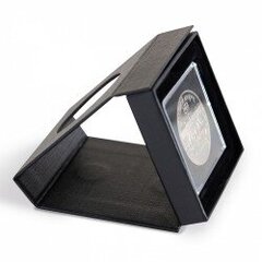 Dėžutė monetos kapsulei, juoda, 1 vnt. kaina ir informacija | Numizmatika | pigu.lt