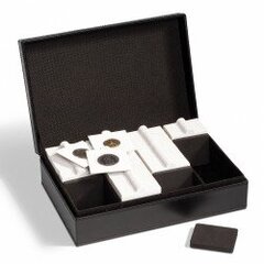 Monetų dėžutė, juoda, 1 vnt. kaina ir informacija | Numizmatika | pigu.lt