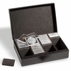 Monetų dėžutė, juoda, 1 vnt. kaina ir informacija | Numizmatika | pigu.lt