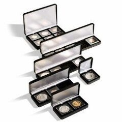 Dėžutė monetų kapsulėms, juoda, 1 vnt. kaina ir informacija | Numizmatika | pigu.lt