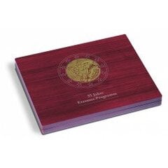 Prezentacinė dėžutė Volterra, raudona, 1 vnt. kaina ir informacija | Numizmatika | pigu.lt