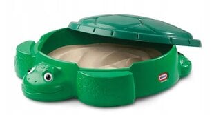 Пластиковая песочница Little Tikes Turtle зеленая цена и информация | Песочницы, песок | pigu.lt