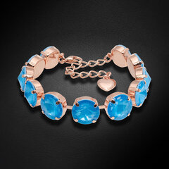 Браслет "Вортекс (Electric Blue Ignite)" с кристаллами Swarovski™ DS00B522 цена и информация | Женские браслеты | pigu.lt