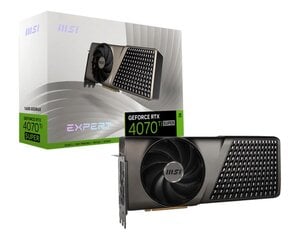 MSI GeForce RTX 4070 Ti Super 16G Expert (RTX4070TISUPER16GEXPERT) kaina ir informacija | Vaizdo plokštės (GPU) | pigu.lt