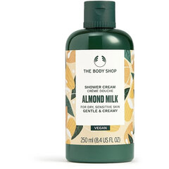 Dušo želė The Body Shop Almond Milk shower cream, 250 ml kaina ir informacija | Dušo želė, aliejai | pigu.lt