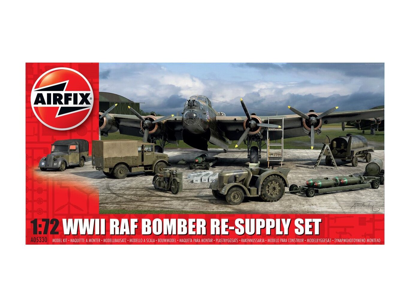 Surenkamas modelis Airfix WWII RAF Bomber Re-Supply Set 1/72, A05330 kaina ir informacija | Konstruktoriai ir kaladėlės | pigu.lt