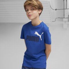 Puma Футболки Ess+ 2 Col Logo Tee Blue 586985 21 586985 21/152 цена и информация | Рубашки для мальчиков | pigu.lt