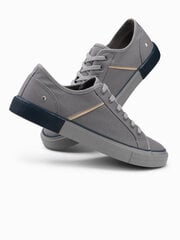 кроссовки с заклепками - серый v4 om-fotl-0147 125280-Z цена и информация | Мужские ботинки | pigu.lt
