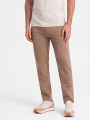 спортивные штаны - коричневые v2 om-pabs-0206 125196-7 цена и информация | Мужские брюки | pigu.lt