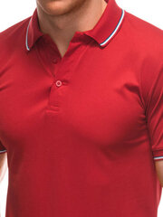 рубашка поло s1932 - красная 125172-7 цена и информация | Мужские футболки | pigu.lt