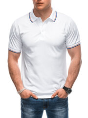Polo marškinėliai vyrams Edoti s1932, balti kaina ir informacija | Vyriški marškinėliai | pigu.lt