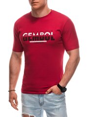 футболка s1921 - красная 125117-7 цена и информация | Футболка мужская | pigu.lt