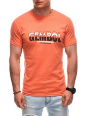 Marškinėliai vyrams Edoti s1921, oranžiniai kaina ir informacija | Vyriški marškinėliai | pigu.lt