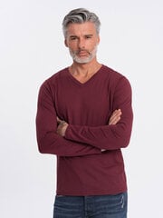Marškinėliai vyrams Ombre Clothing v8 om-lsbl-0108, raudoni kaina ir informacija | Vyriški marškinėliai | pigu.lt