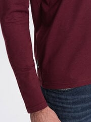 Marškinėliai vyrams Ombre Clothing v8 om-lsbl-0108, raudoni kaina ir informacija | Vyriški marškinėliai | pigu.lt