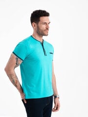 Marškinėliai vyrams Ombre Clothing v7 om-tsct-0175, mėlyni kaina ir informacija | Vyriški marškinėliai | pigu.lt