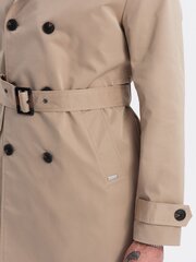 пальто - темно-бежевый c269 125064-7 цена и информация | Мужские пальто | pigu.lt