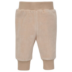 велюровые брюки cute day бежевого цвета 1-02-2211-51-1122 цена и информация | Детские брюки 62 см, черные | pigu.lt