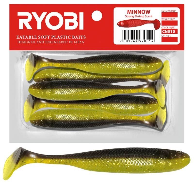 Minkštas masalas Ryobi Minnow CN010 цена и информация | Vobleriai, masalai, blizgės | pigu.lt