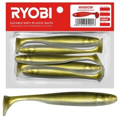 Мягкая приманка Scented Ryobi Minnow 93мм CN007 5шт цена и информация | Воблеры, приманки, блесны | pigu.lt