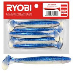 Мягкая приманка Scented Ryobi Skyfish 109мм CN005 3шт цена и информация | Воблеры, приманки, блесны | pigu.lt