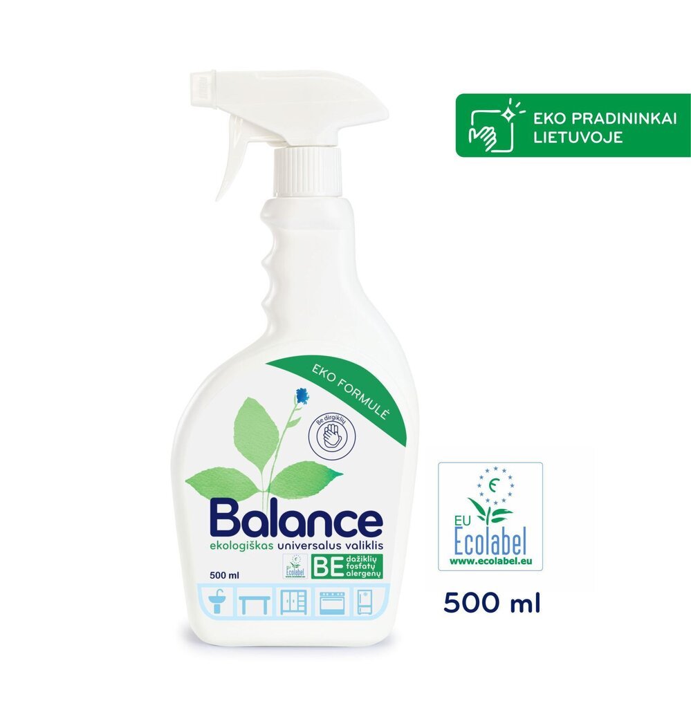 Balance ekologiškas universalus valiklis 500 ml kaina ir informacija | Valikliai | pigu.lt