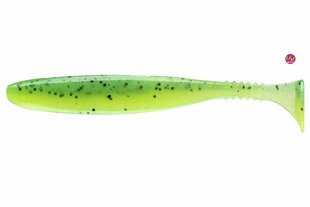 Мягкая приманка Daiwa TN D'FIN 10cm UV chartreuse tiger 7шт цена и информация | Воблеры, приманки, блесны | pigu.lt