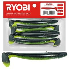 Мягкая приманка Scented Ryobi Skyfish 109мм CN012 3шт цена и информация | Воблеры, приманки, блесны | pigu.lt