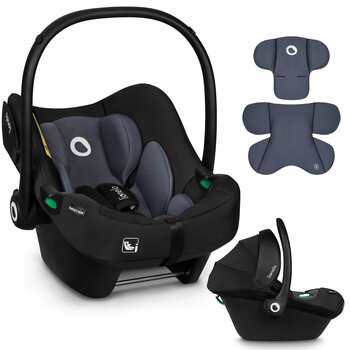 Prekė su pažeidimu. Automobilinė kėdutė Lionelo Astrid i-size, 0-13 kg, black/grey kaina ir informacija | Prekės su pažeidimu | pigu.lt