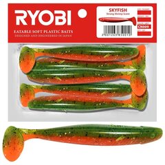 Мягкая приманка Scented Ryobi Skyfish 109мм CN009 3шт цена и информация | Воблеры, приманки, блесны | pigu.lt