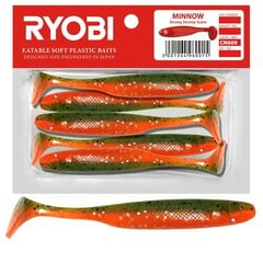 Мягкая приманка Scented Ryobi Minnow 93мм CN009 5шт цена и информация | Воблеры, приманки, блесны | pigu.lt