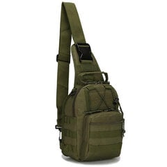Рюкзак тактический через плечо, Omimar, 20л, зеленый цена и информация | Туристические, походные рюкзаки | pigu.lt
