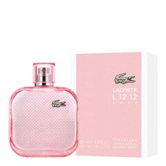 Туалетная вода Lacoste L.12.12 Rose Sparkling EDT для женщин, 100 мл цена и информация | Женские духи | pigu.lt