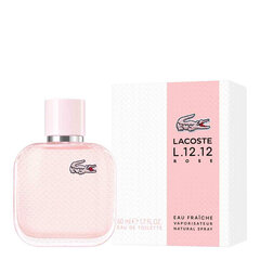 Tualetinis vanduo Lacoste L.12.12 Rose Fraiche EDT moterims, 100 ml kaina ir informacija | Kvepalai moterims | pigu.lt