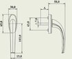 Lango rankena Gera kaina ir informacija | Durų rankenos | pigu.lt