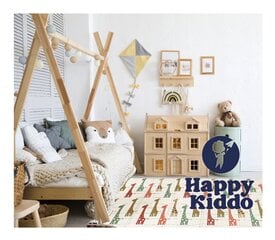 Dvipusis lavinamasis kilimėlis Happy kiddo, 200x180 cm kaina ir informacija | Lavinimo kilimėliai | pigu.lt