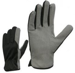 Рабочие перчатки синтетические № 9 цена и информация | Pirštinės darbui sode M/25cm | pigu.lt