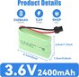 Įkraunama baterija Ni-MH AA 3.6V 2400mAh цена и информация | Elementai | pigu.lt