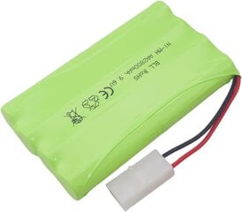 Įkraunama AA Baterija 9.6V 2000mAh | Su Tamiya Jungtimi ir USB Įkrovimo Kabeliu | Idealu Automobiliams, Sunkvežimiams, Bakams ir RC Valtims | 100x57x15mm | 100g kaina ir informacija | Elementai | pigu.lt