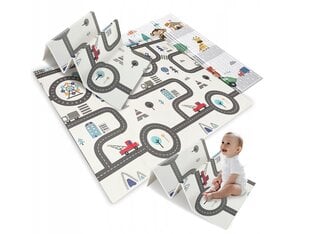 Двусторонний развивающий коврик Happy kiddo, 200х180 см цена и информация | Развивающие коврики | pigu.lt