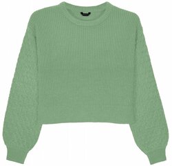 Megztinis moterims Pantoneclo PAN2022018B, žalias kaina ir informacija | Megztiniai moterims | pigu.lt