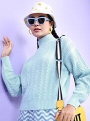 Megztinis moterims Pantoneclo, mėlynas kaina ir informacija | Megztiniai moterims | pigu.lt