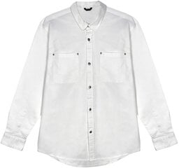 Marškiniai vyrams Pantoneclo PAN2022106B, balti цена и информация | Рубашка мужская | pigu.lt